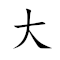 Emoji: 🐘 🚶 🤕 🐘 📛 , Text: 大行受大名