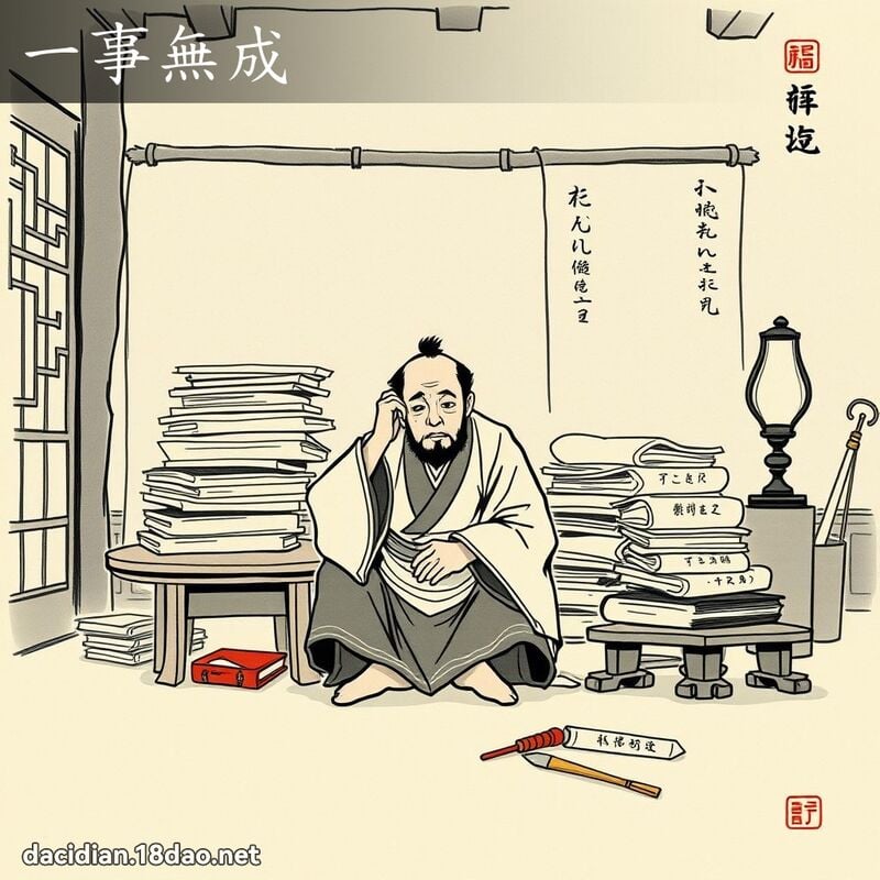 一事无成 配图