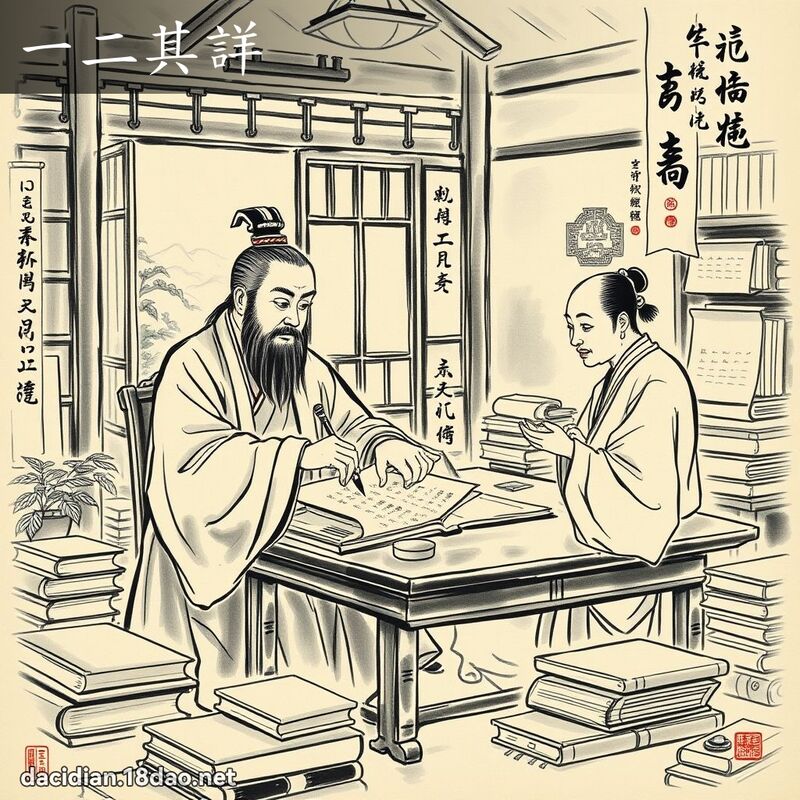 一二其详 配图