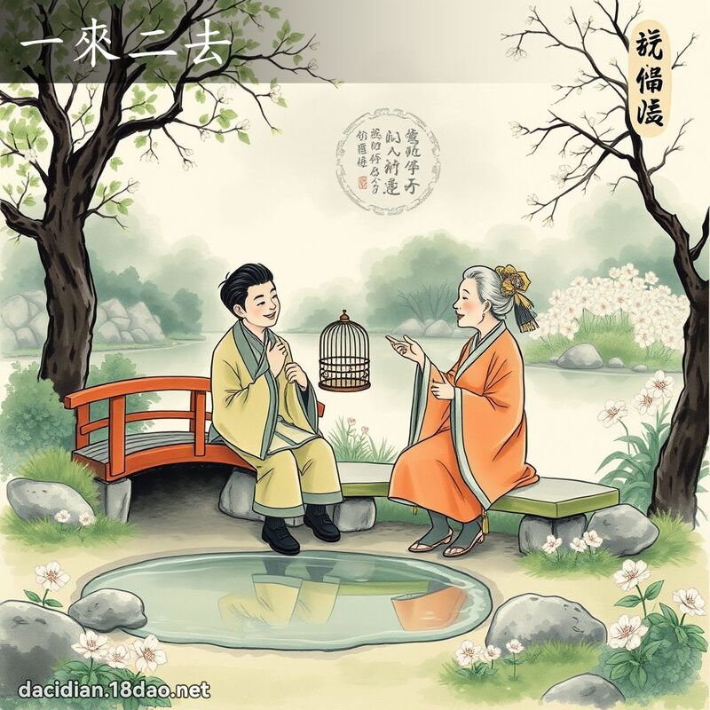 一来二去 配图