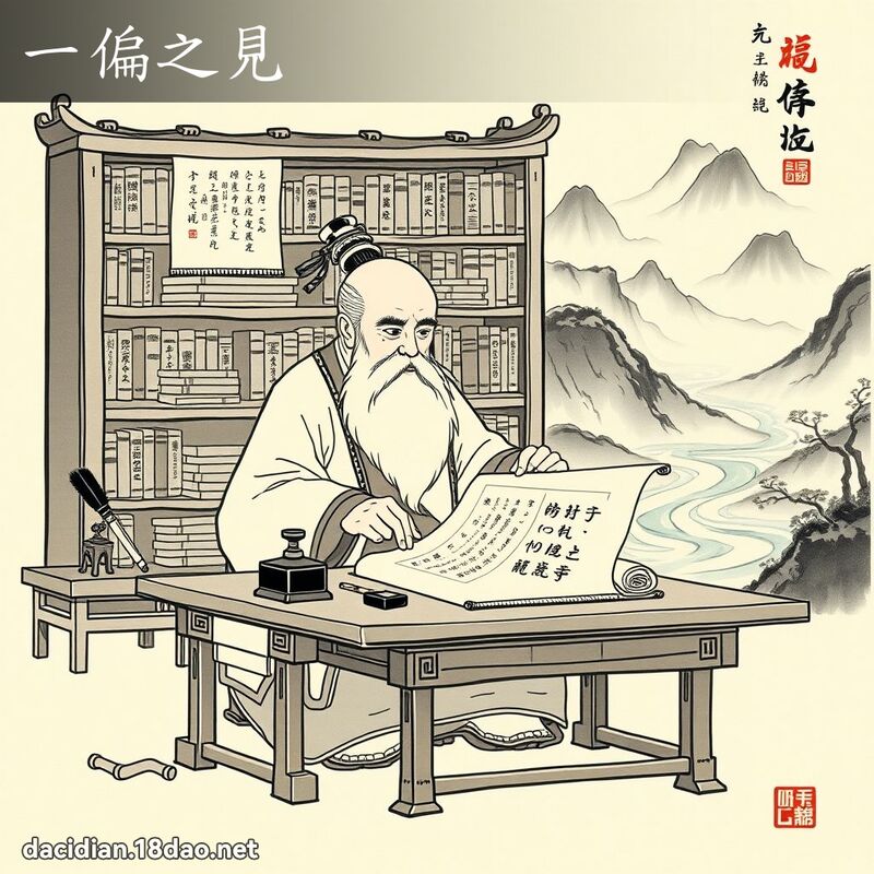 一偏之见 配图