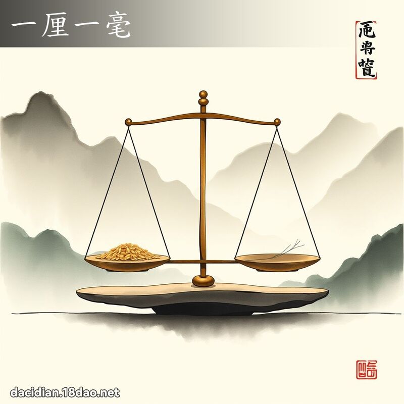 一厘一毫 配图