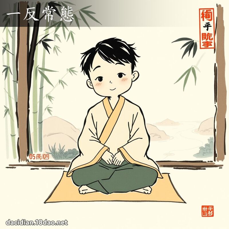 一反常态 配图