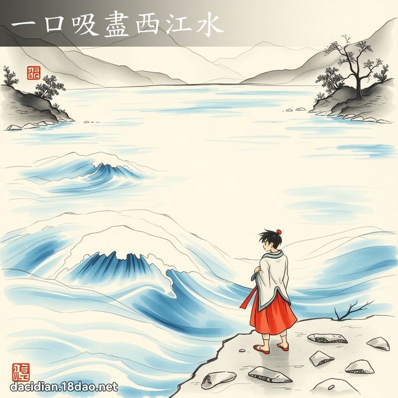 一口吸尽西江水 配图
