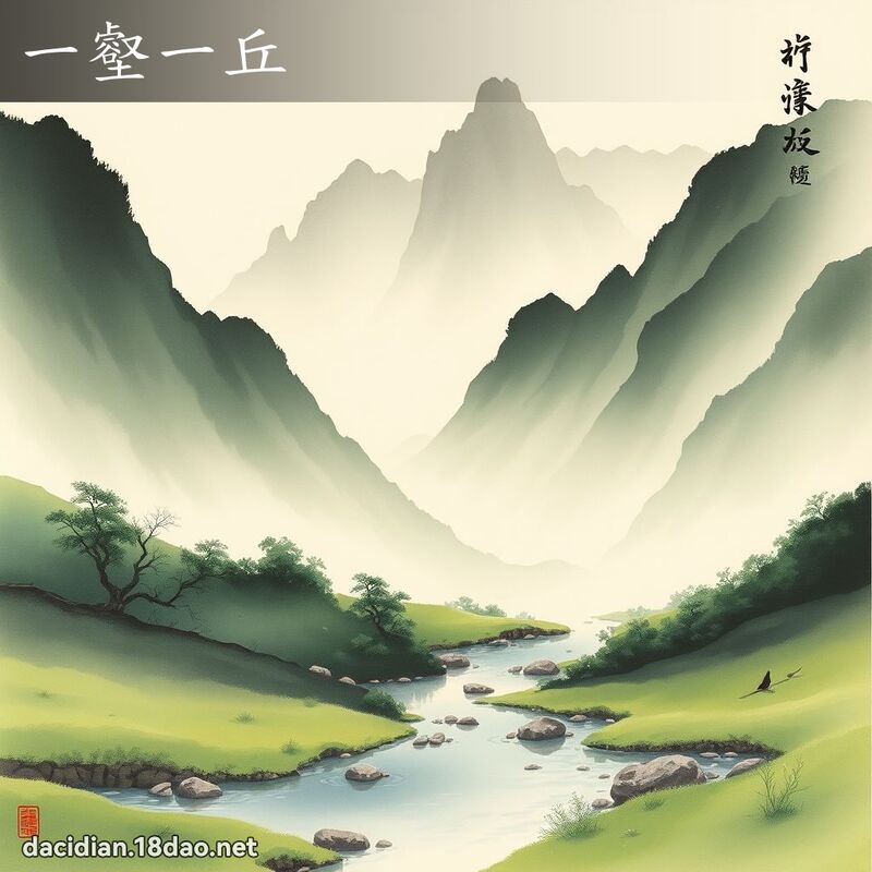 一壑一丘 配图