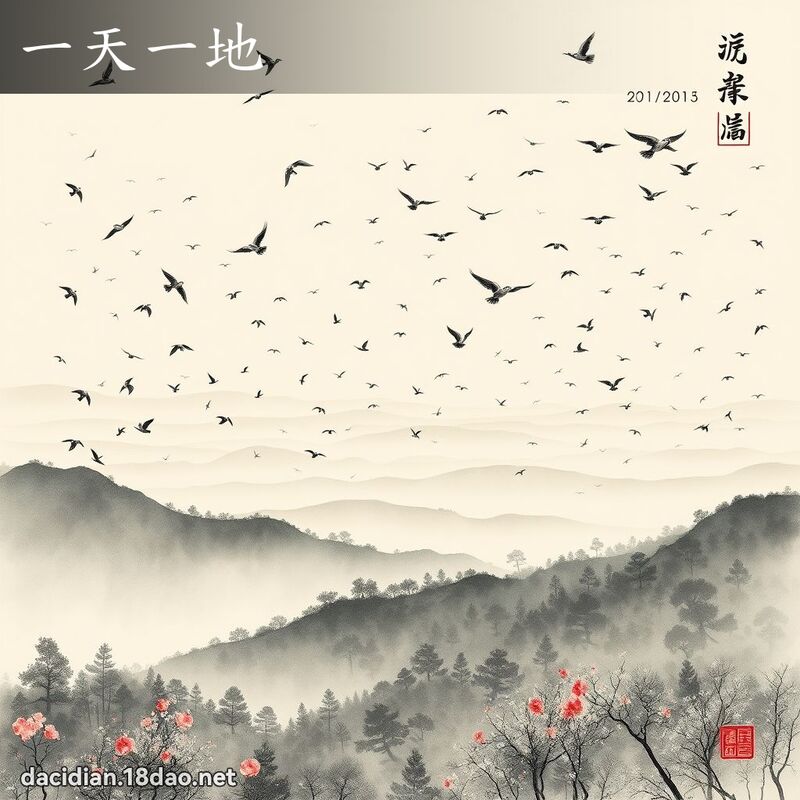一天一地 配图
