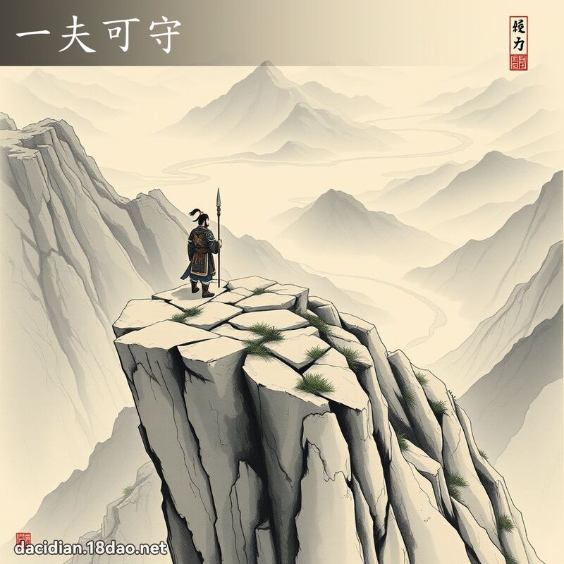 一夫可守 配图