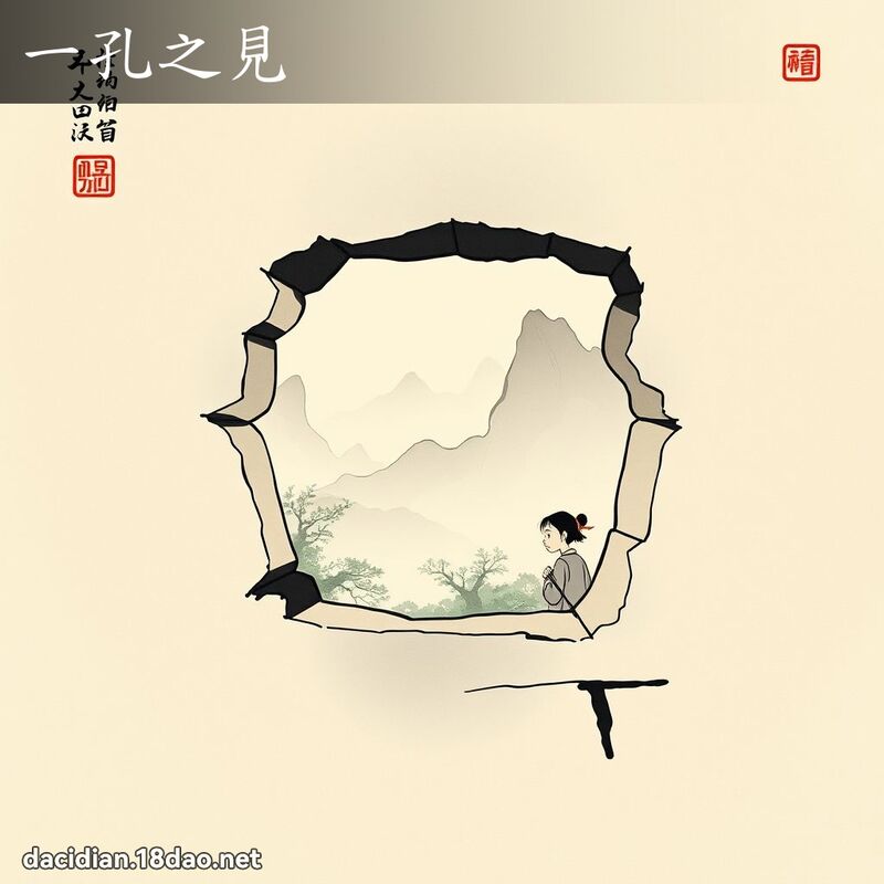 一孔之见 配图