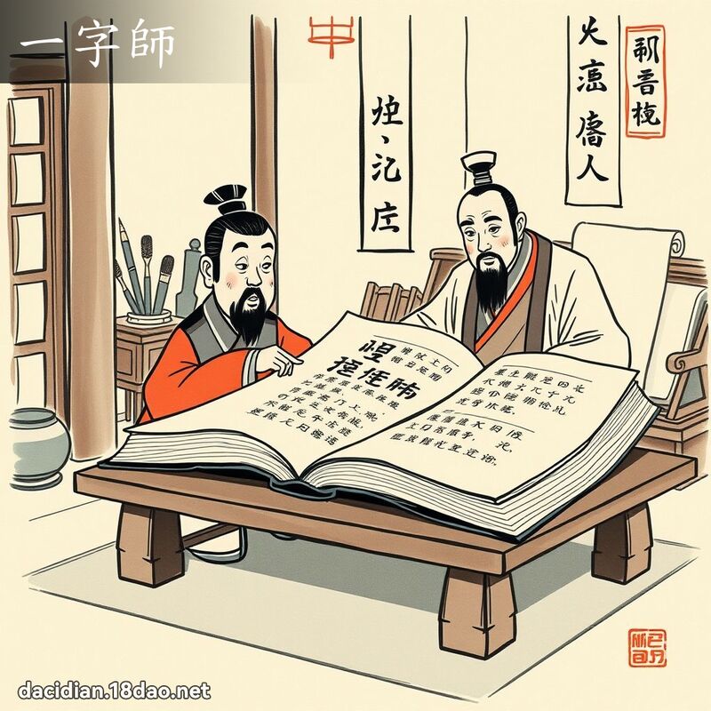 一字師 配图