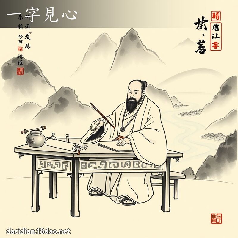 一字見心 配图