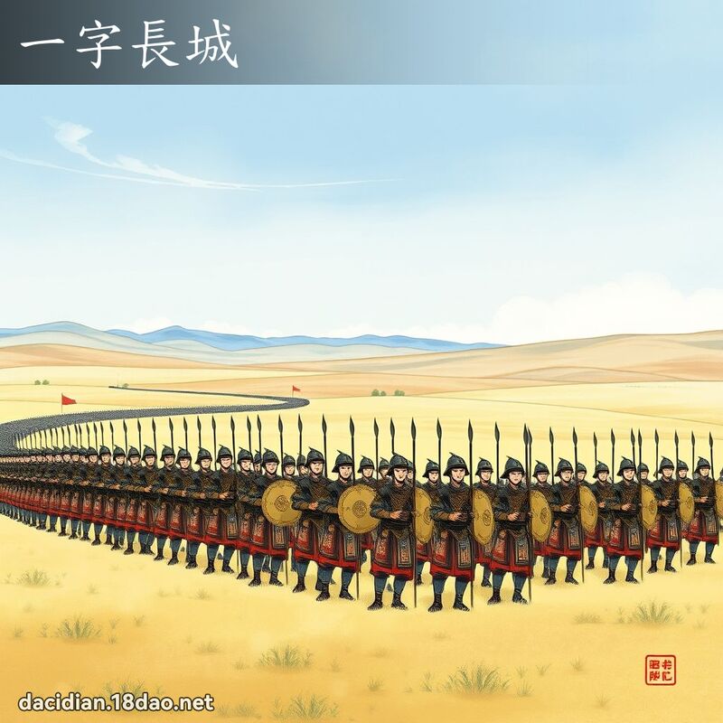 一字長城 配图