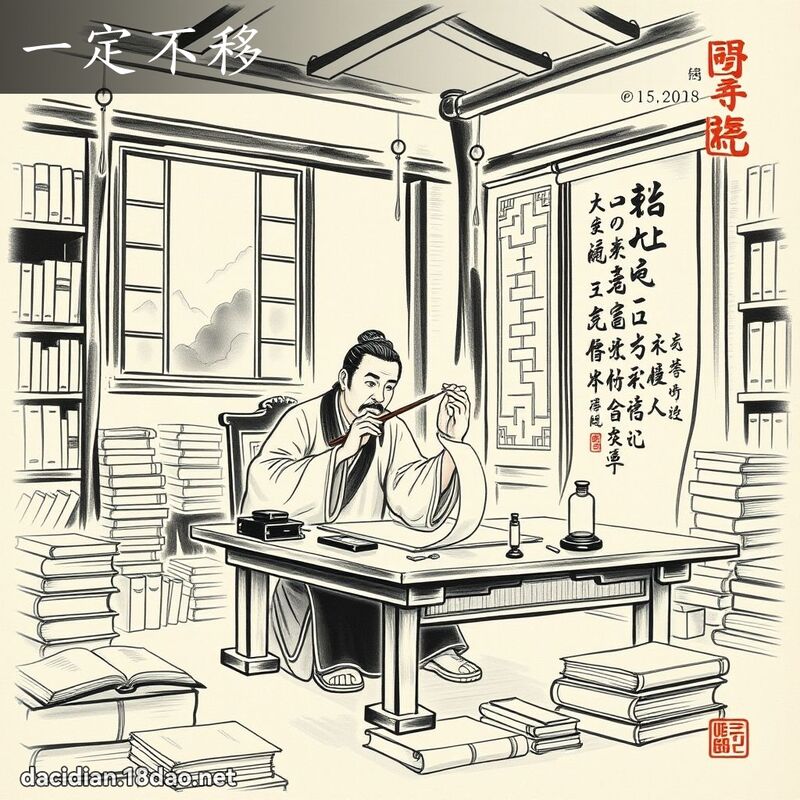 一定不移 配图