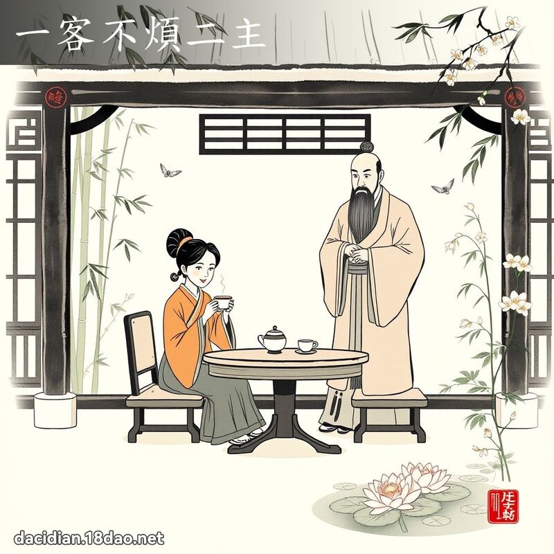 一客不煩二主 配图