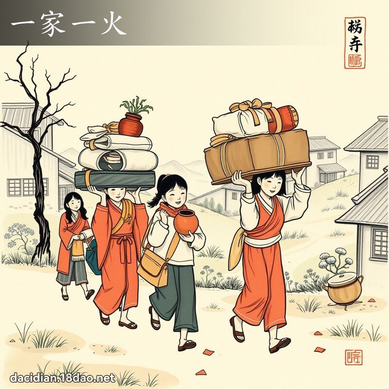 一家一火 配图