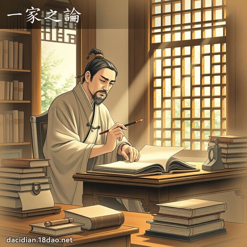一家之論 配图