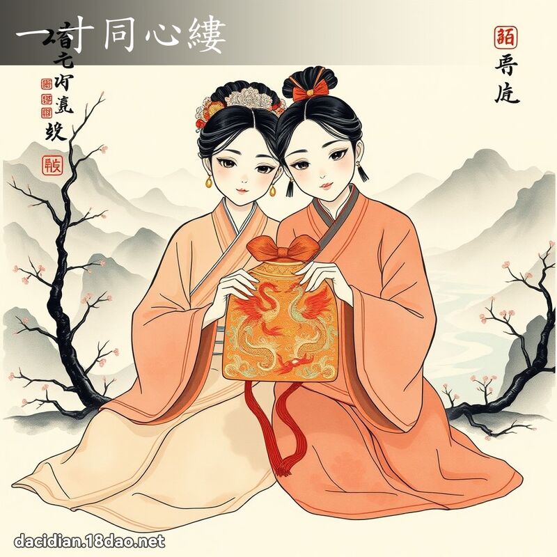 一寸同心縷 配图