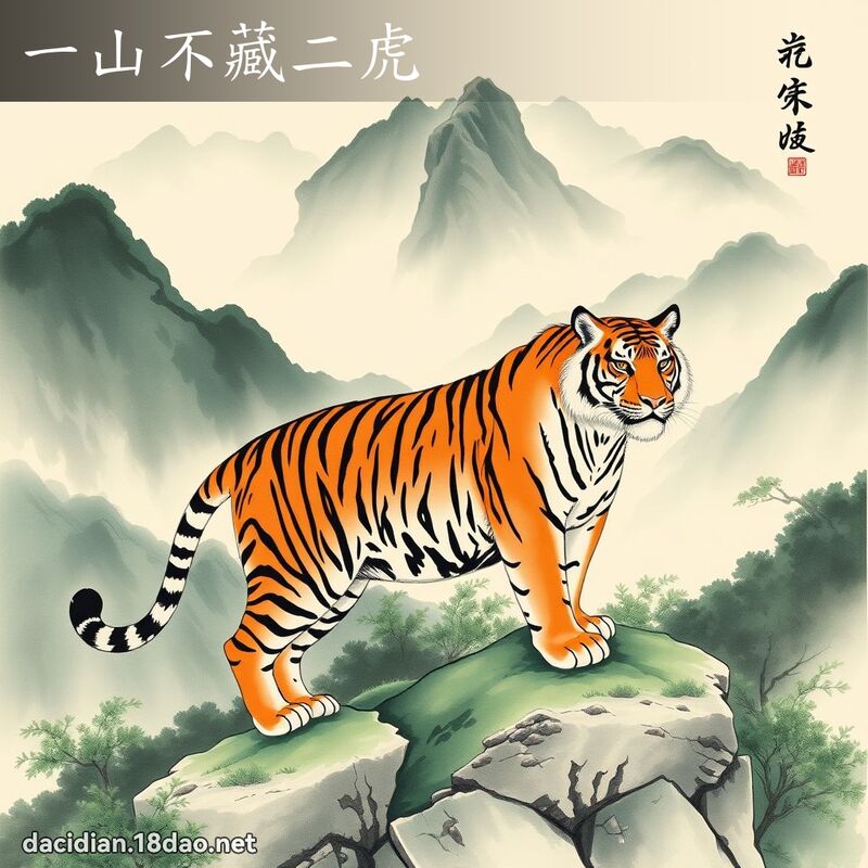 一山不藏二虎 配图