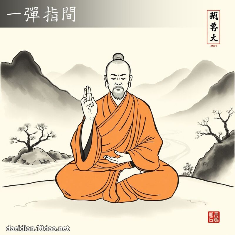 一彈指間 配图