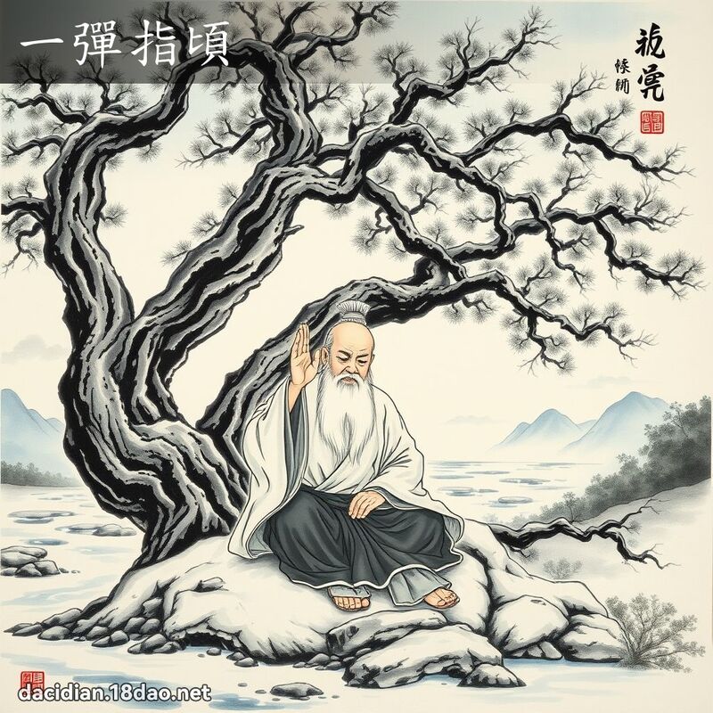 一彈指頃 配图