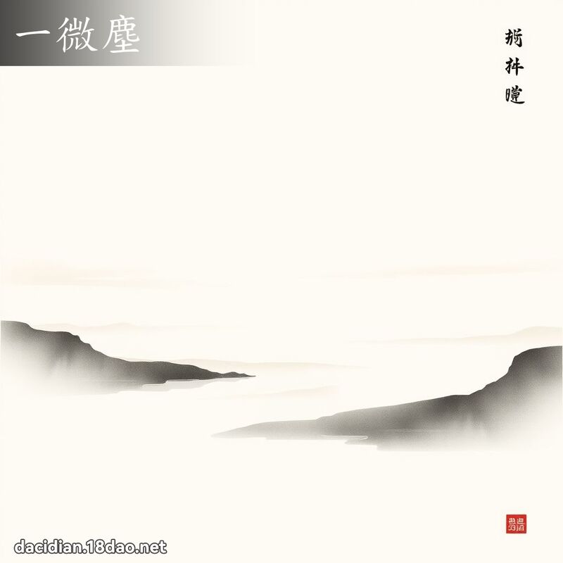 一微尘 配图