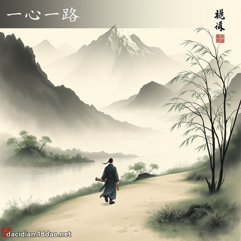 一心一路 配图