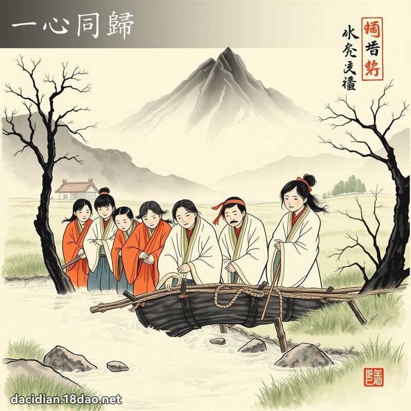 一心同归 配图