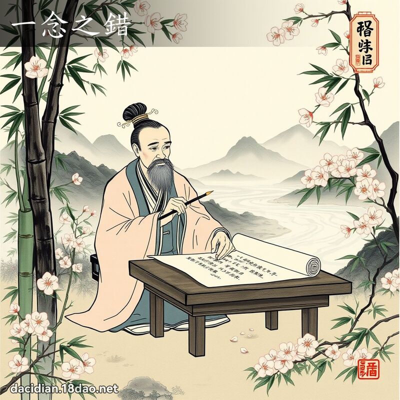 一念之错 配图