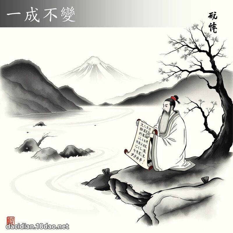 一成不变 配图