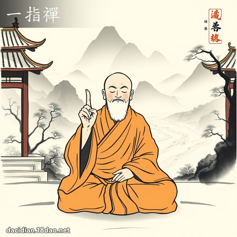 一指禪 配图