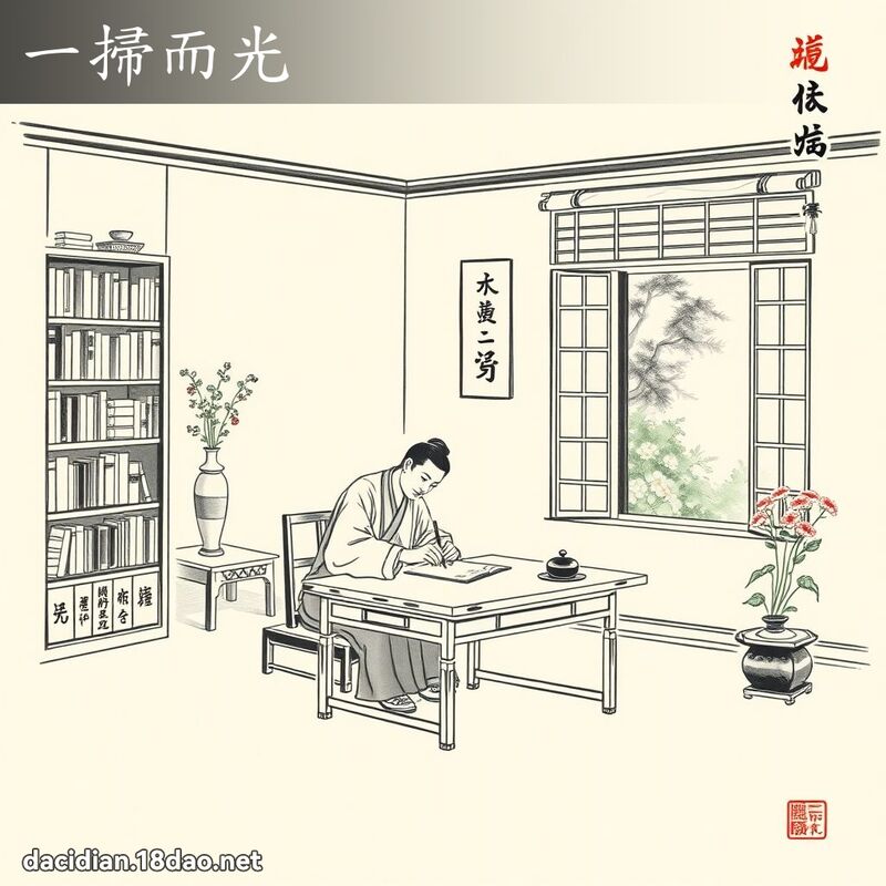 一扫而光 配图