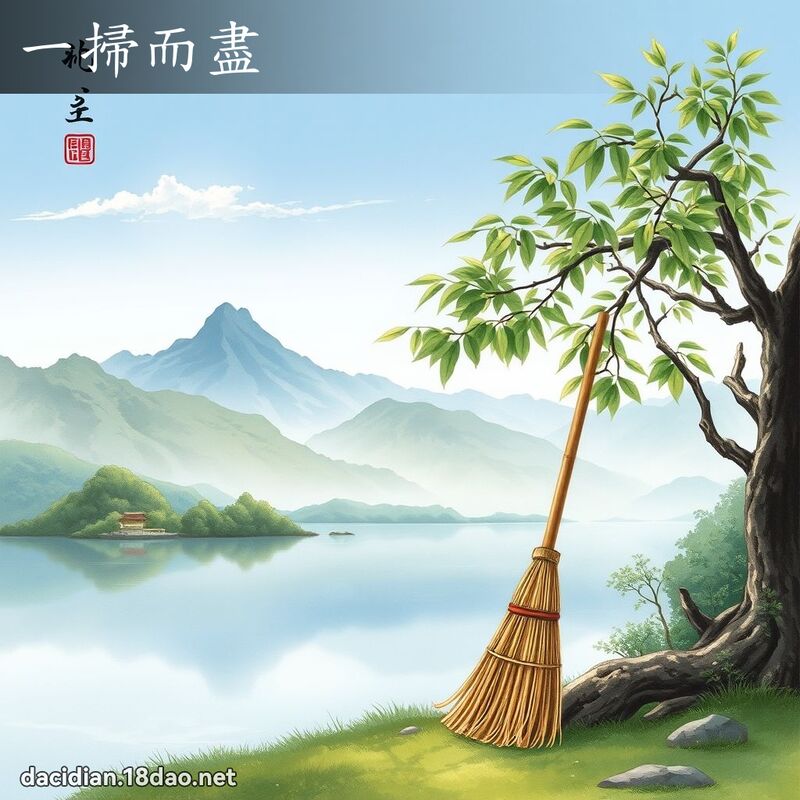 一扫而尽 配图