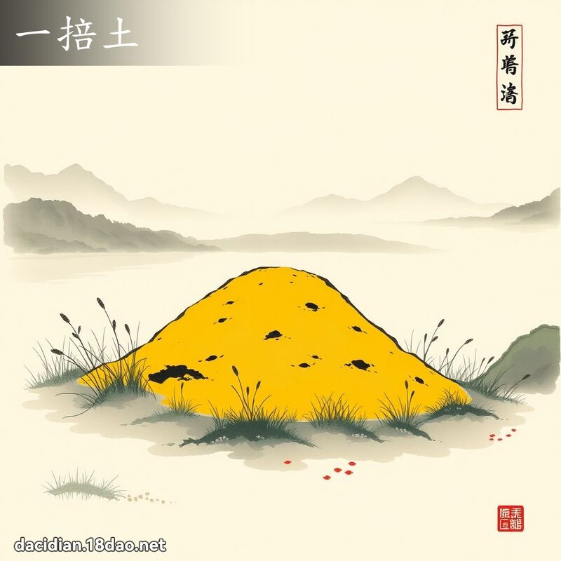 一掊土 配图