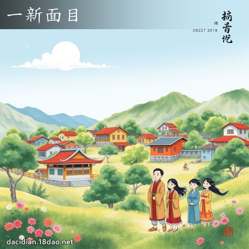 一新面目 配图