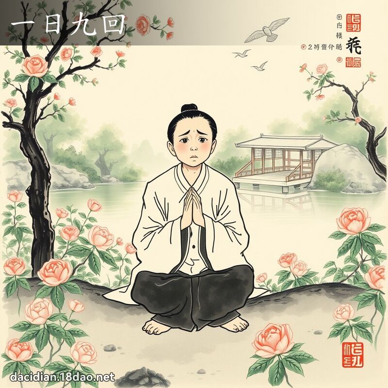 一日九回 配图