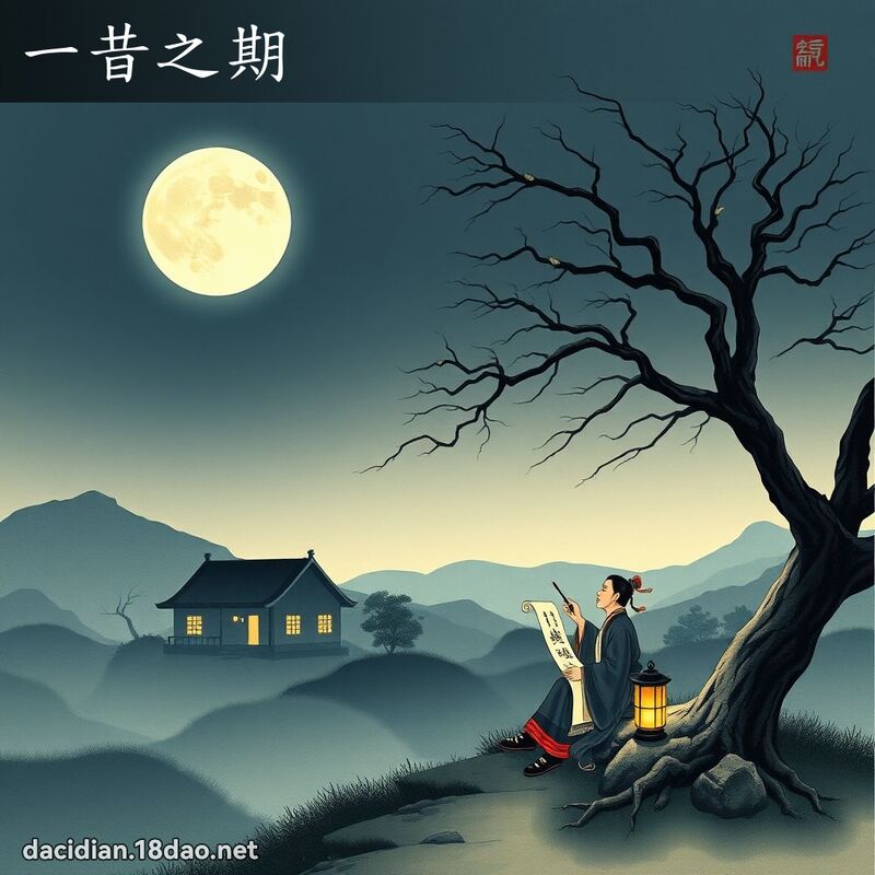 一昔之期 配图