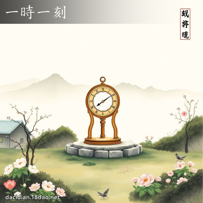 一时一刻 配图