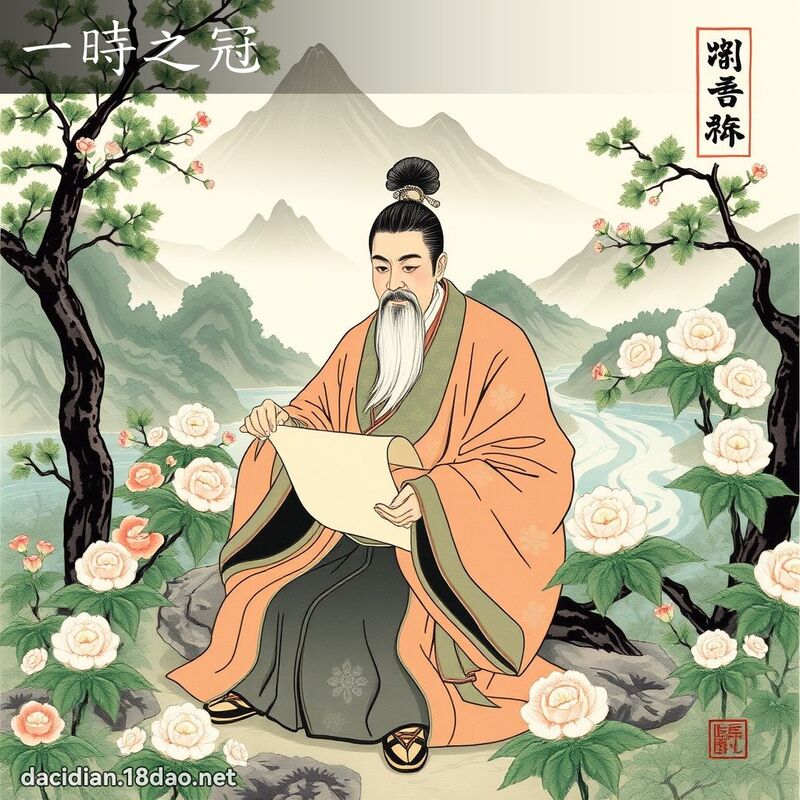 一时之冠 配图