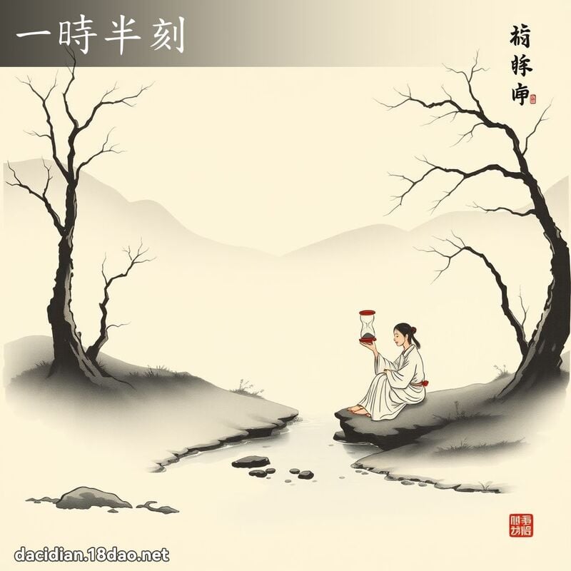一时半刻 配图