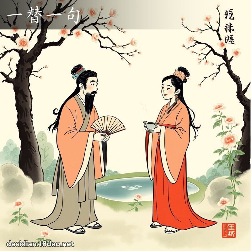 一替一句 配图