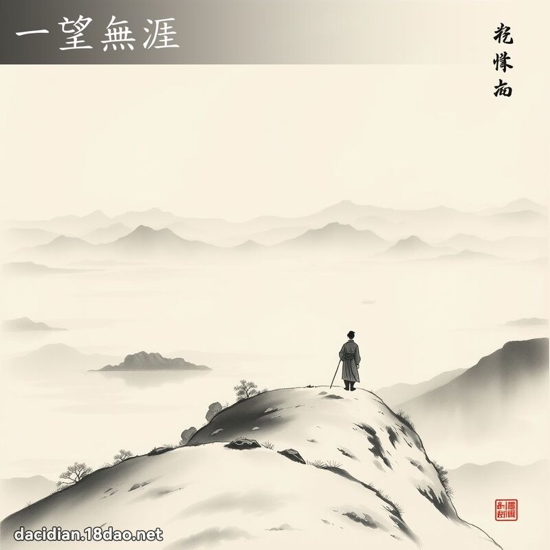 一望无涯 配图