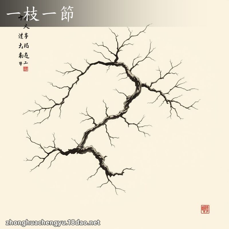 一枝一節 - 中華成語配圖