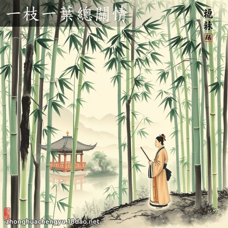一枝一叶总关情 - 中华成语配图