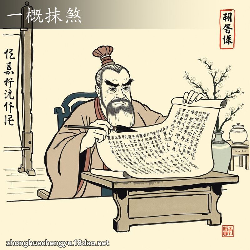 一概抹煞 配图