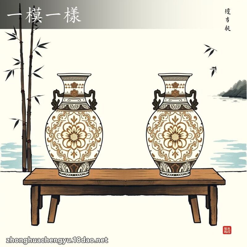 一模一样 - 中华成语配图