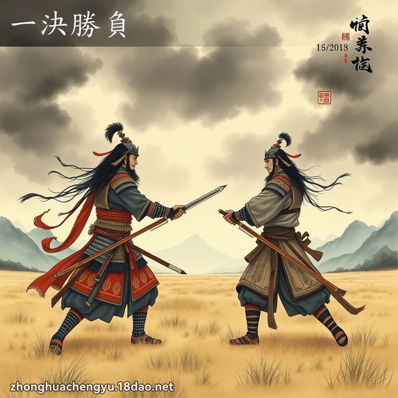 一決勝負 - 中華成語配圖