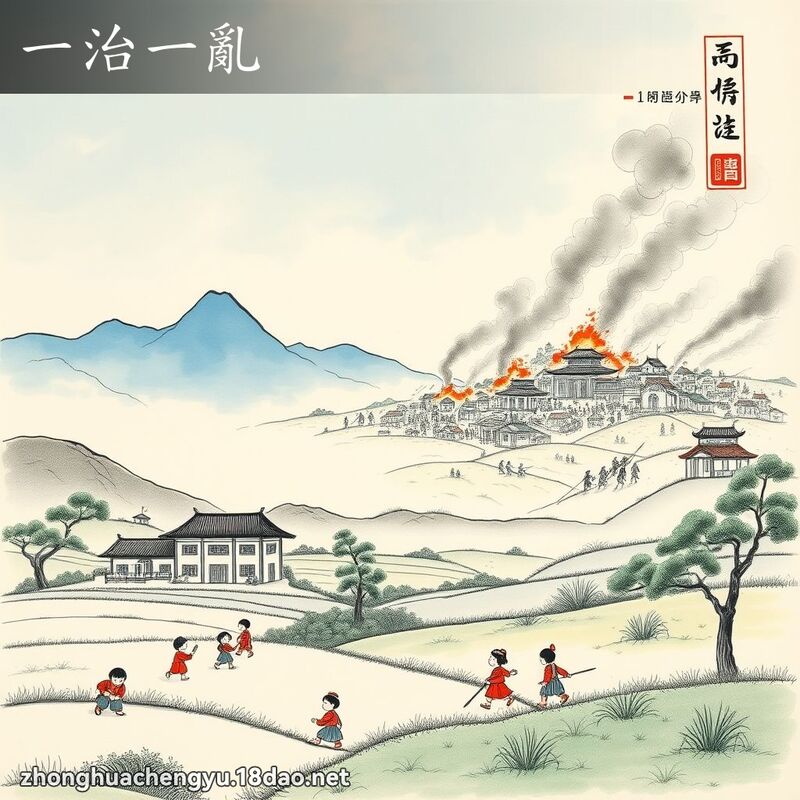 一治一乱 - 中华成语配图