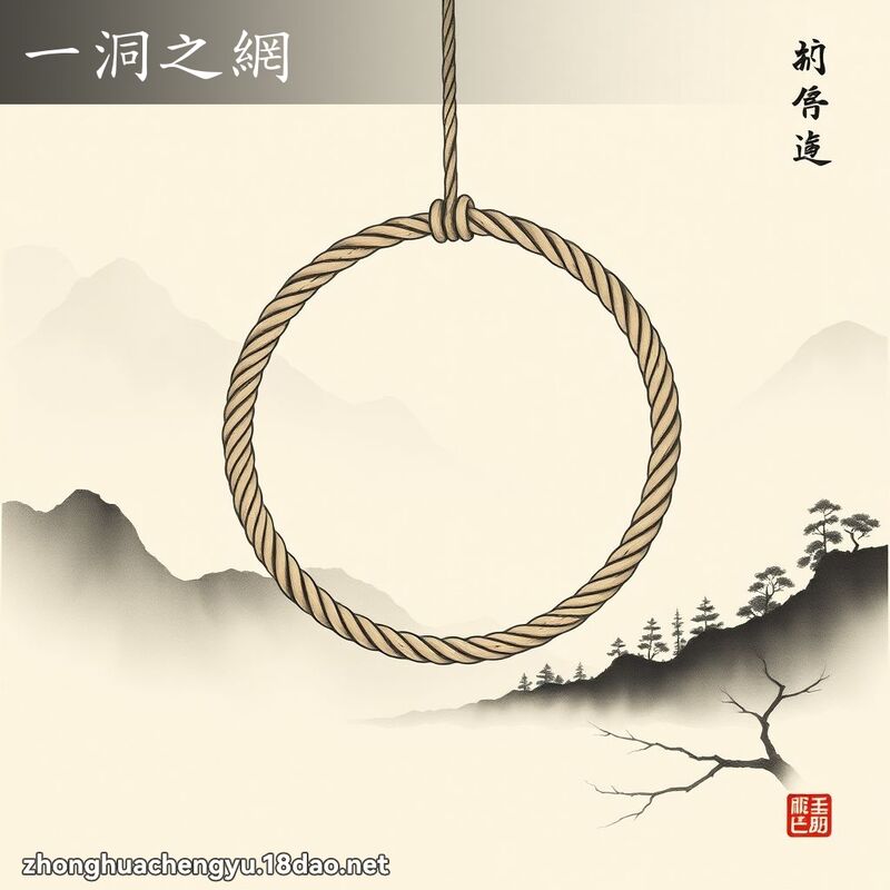 一洞之網 - 中華成語配圖