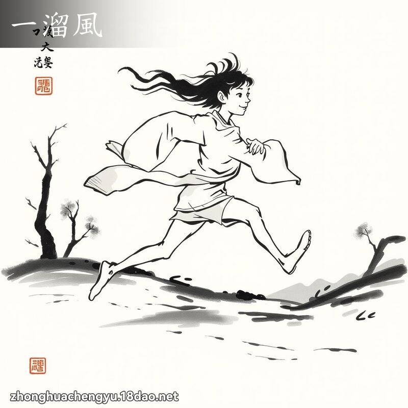 一溜風 - 中華成語配圖