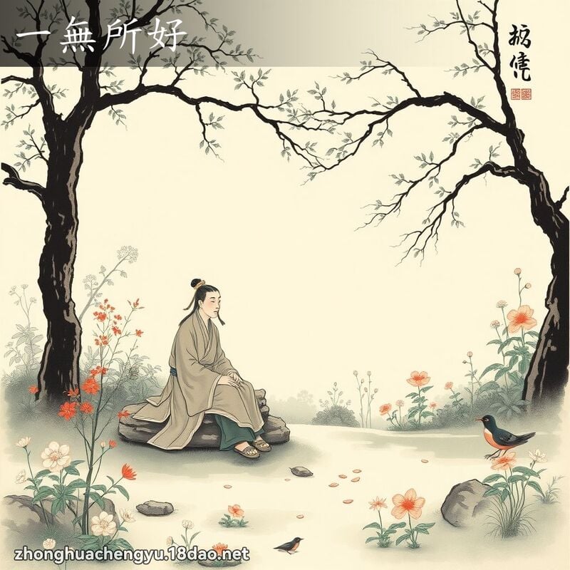 一无所好 - 中华成语配图