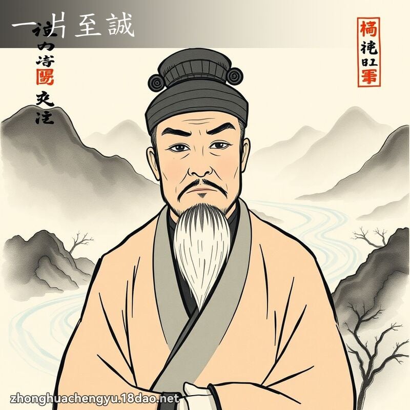 一片至誠 - 中華成語配圖